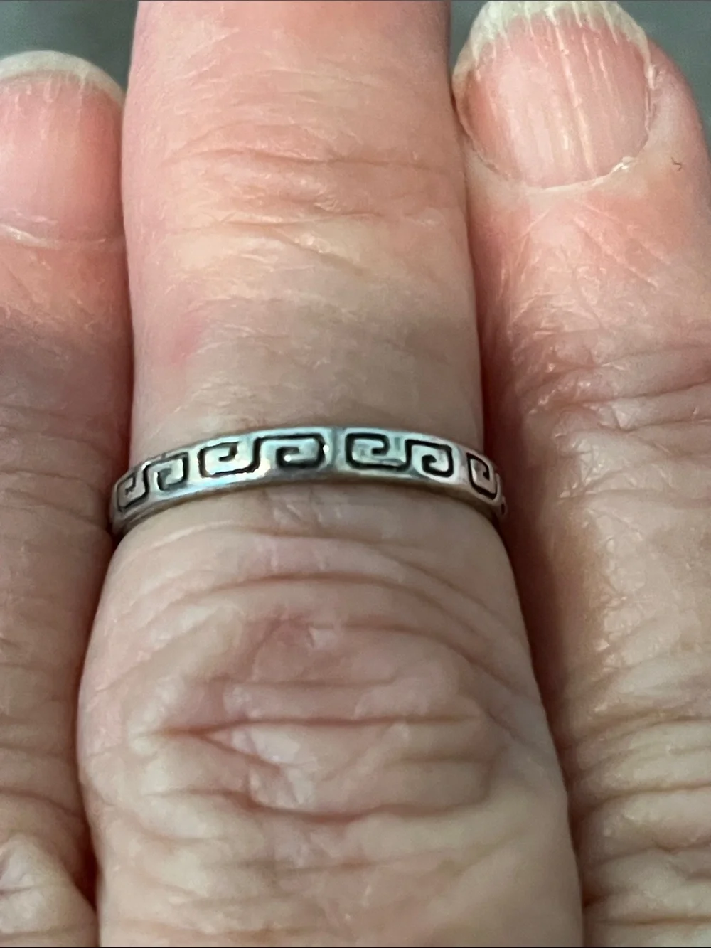 Carolyn Pollack Sterling Stamped Ring-7